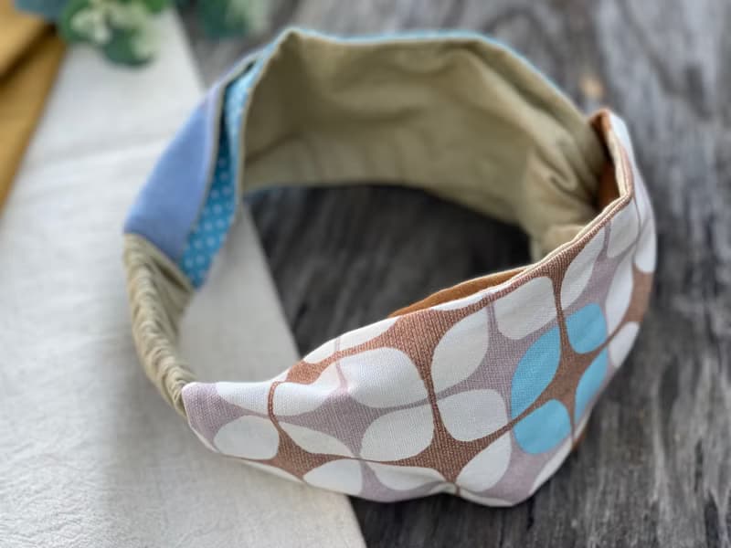 Oka拼布髪帶/頭箍