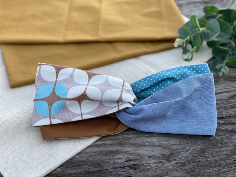 Oka拼布髪帶/頭箍