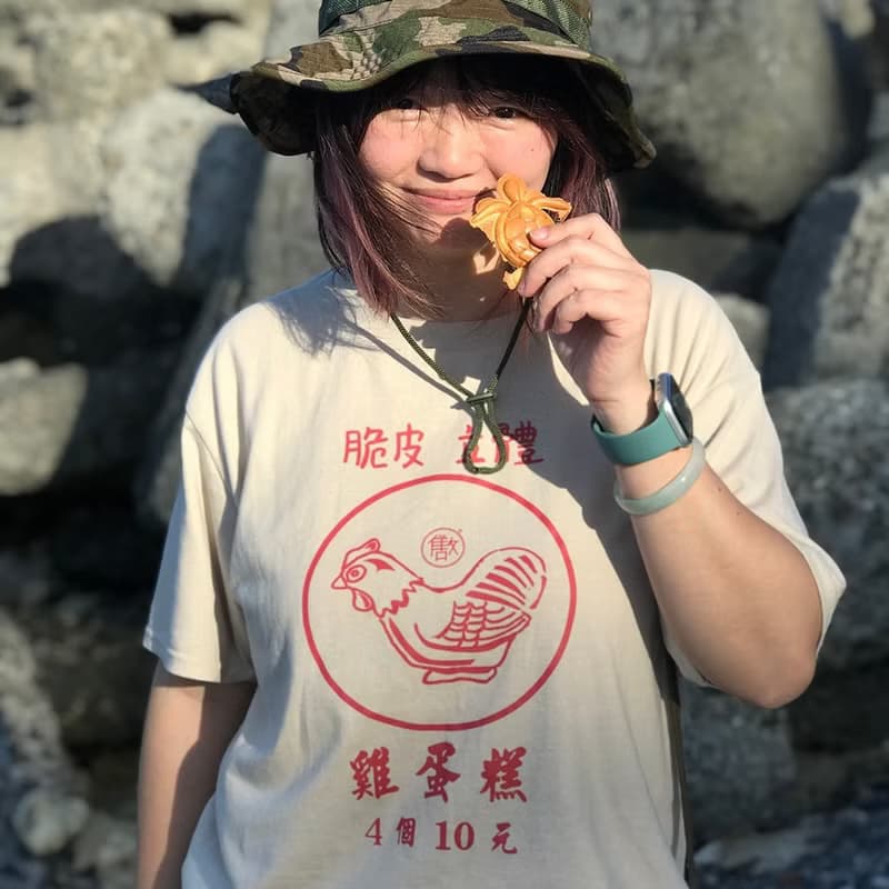 復古T-Shirt-雞蛋糕 春夏 情侶裝 親子裝 推薦　畢業禮物推薦