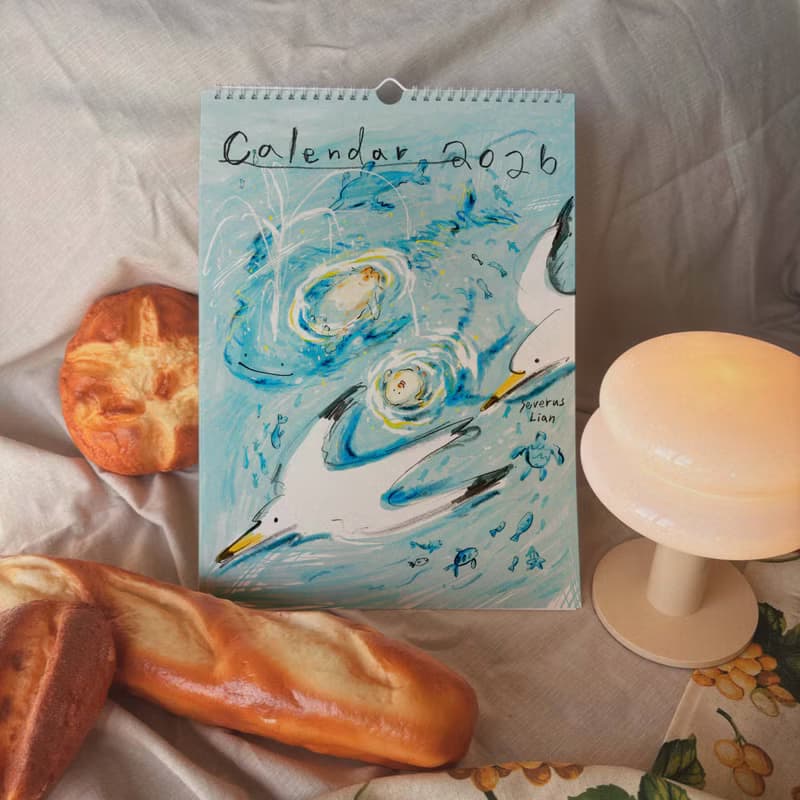 2026 里恩太太插畫月曆 貓貓月曆 台灣旅遊