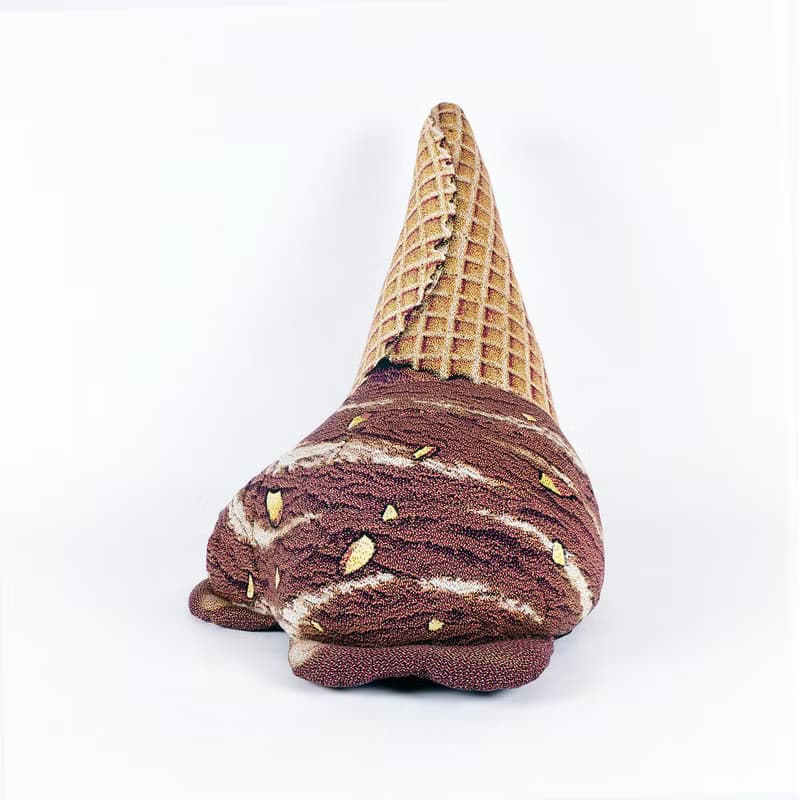 溶化中的雪糕豆袋-朱古力味