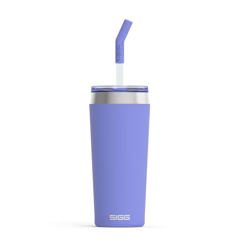 瑞士百年 SIGG Helia 保溫吸管杯 600ml - 寧靜紫藍