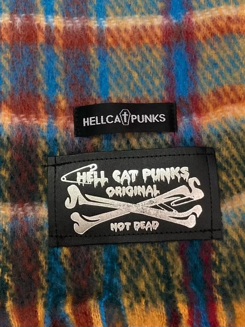 チェックマフラー/マルチカラー/Fサイズ/hellcatpunks/hcp-gd-0109