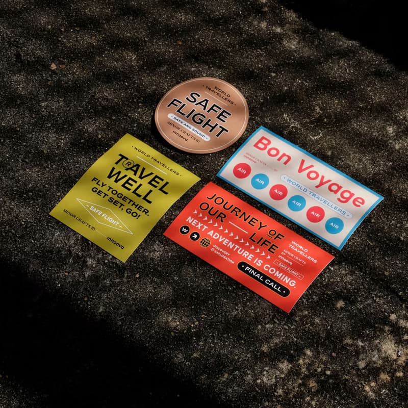WORLD TRAVELLERS 多用途耐用貼套裝 — 4枚入