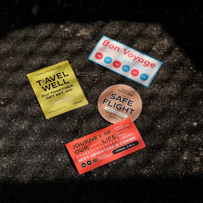 WORLD TRAVELLERS 多用途耐用貼套裝 — 4枚入