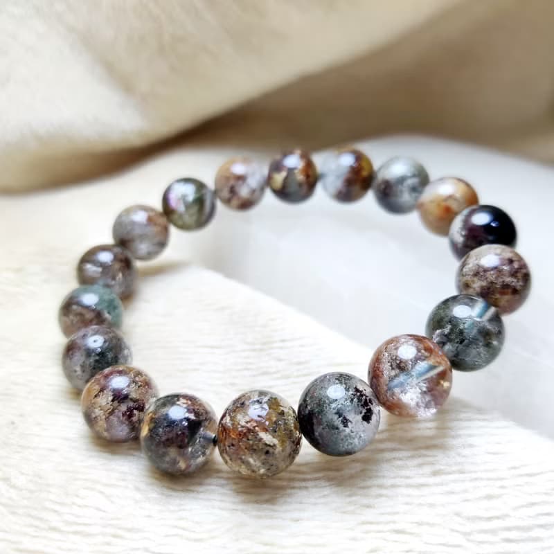 四季幽靈 花幽靈 Phantom 手串 手鍊 天然水晶 11.5-12.5mm