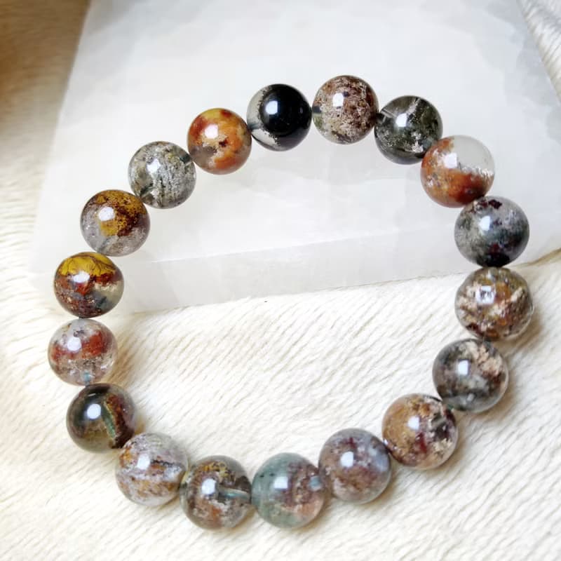 四季幽靈 花幽靈 Phantom 手串 手鍊 天然水晶 11.5-12.5mm