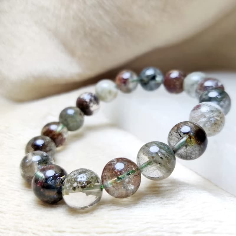 四季幽靈 花幽靈 Phantom 手串 手鍊 天然水晶 11.5-12.5mm