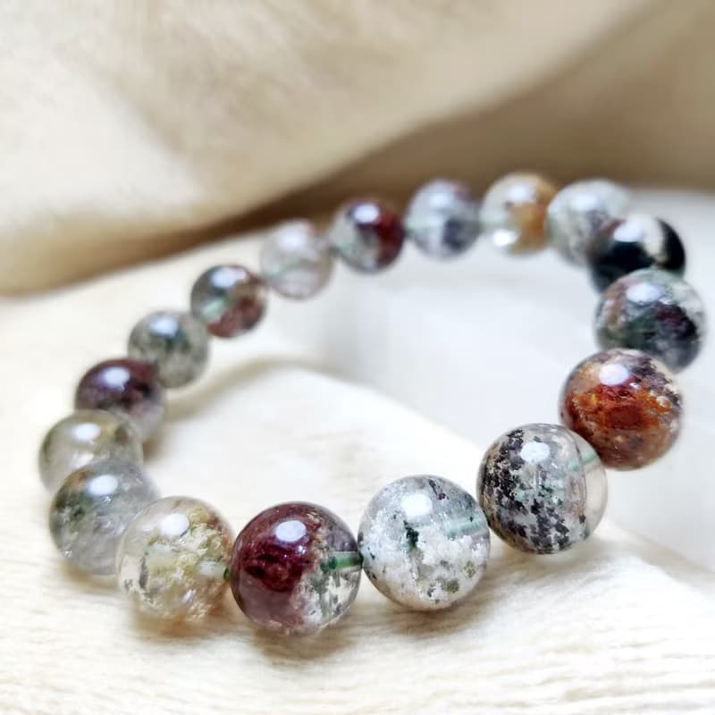 四季幽靈 花幽靈 Phantom 手串 手鍊 天然水晶 11.5-12.5mm