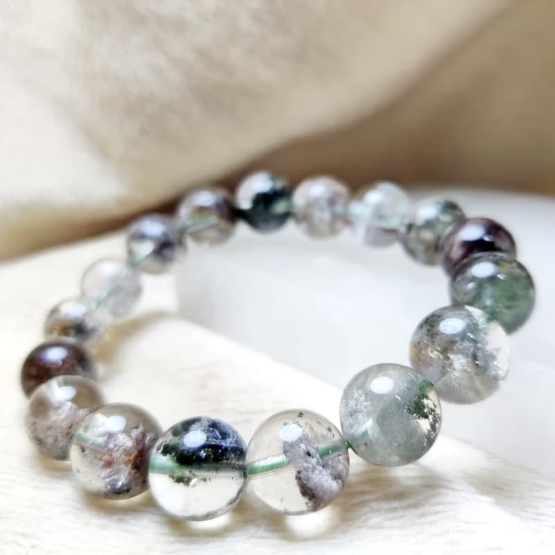 四季幽靈 花幽靈 Phantom 手串 手鍊 天然水晶 11.5-12.5mm