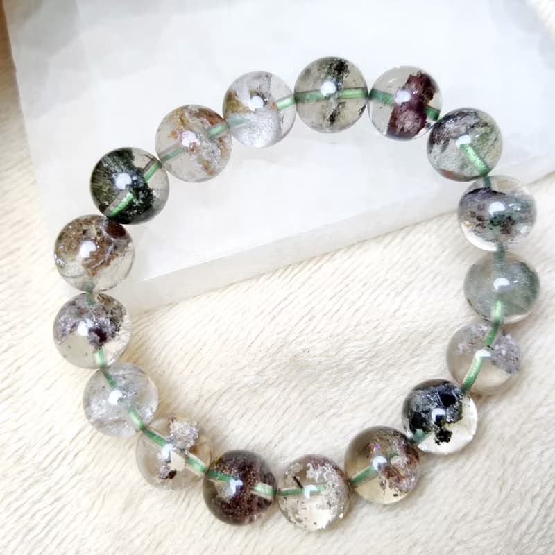 四季幽靈 花幽靈 Phantom 手串 手鍊 天然水晶 11.5-12.5mm