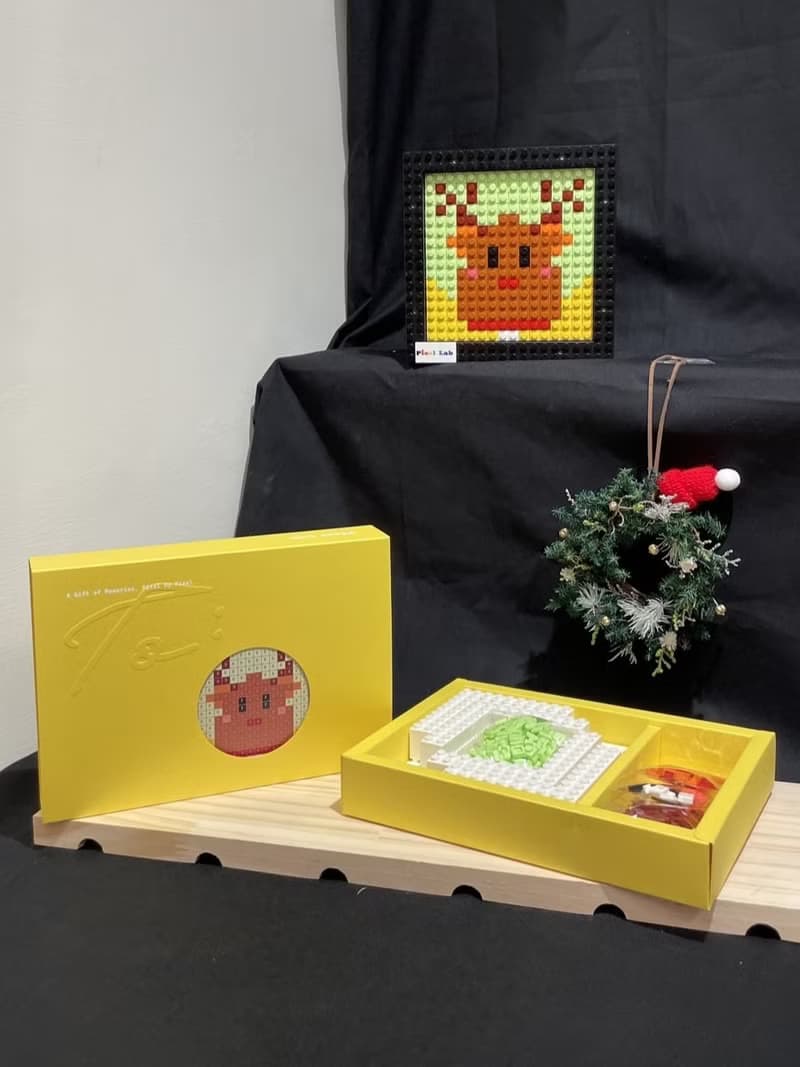 【聖誕拼圖 交換禮物】聖誕系列 16X16 DIY套裝-馴鹿