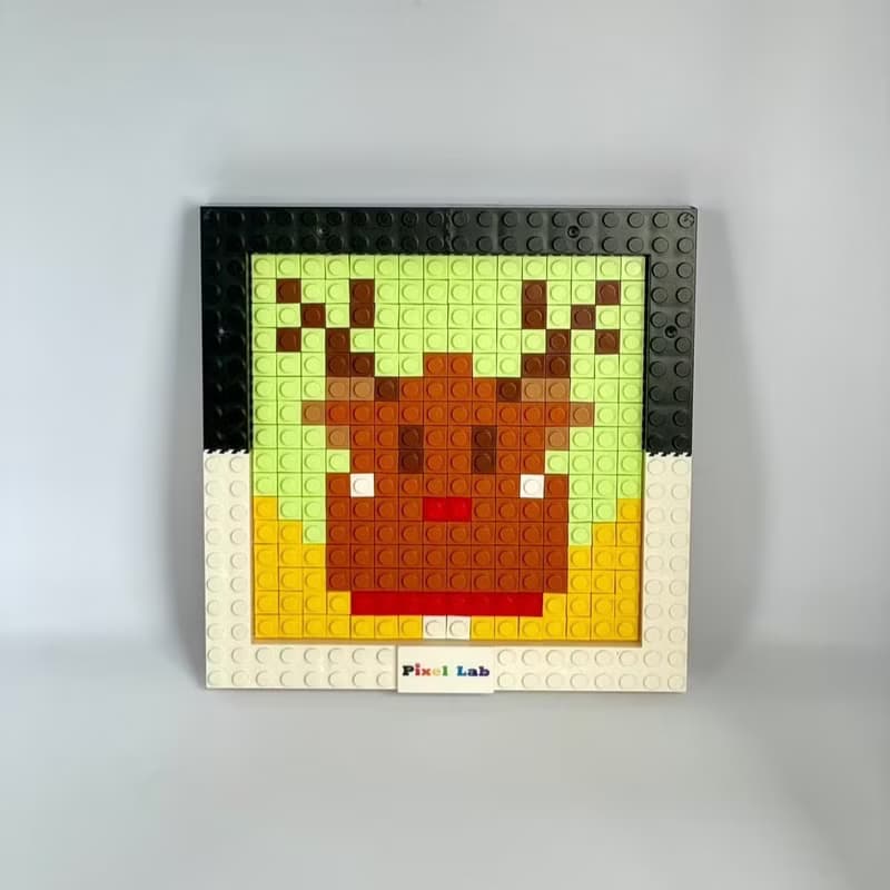【聖誕拼圖 交換禮物】聖誕系列 16X16 DIY套裝-馴鹿