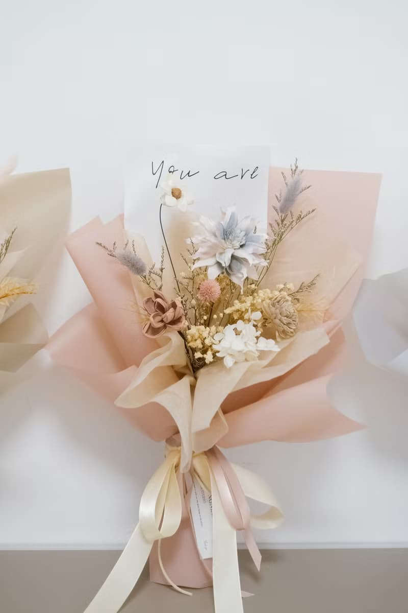 小清新乾燥花束