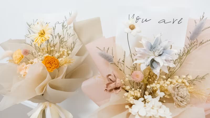 小清新乾燥花束