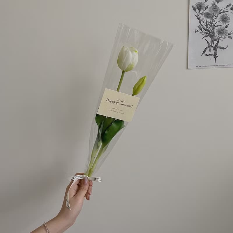 韓式手綁虞美人 冰島罌粟花 仿真花 平價畢業花束 拍照道具 療癒