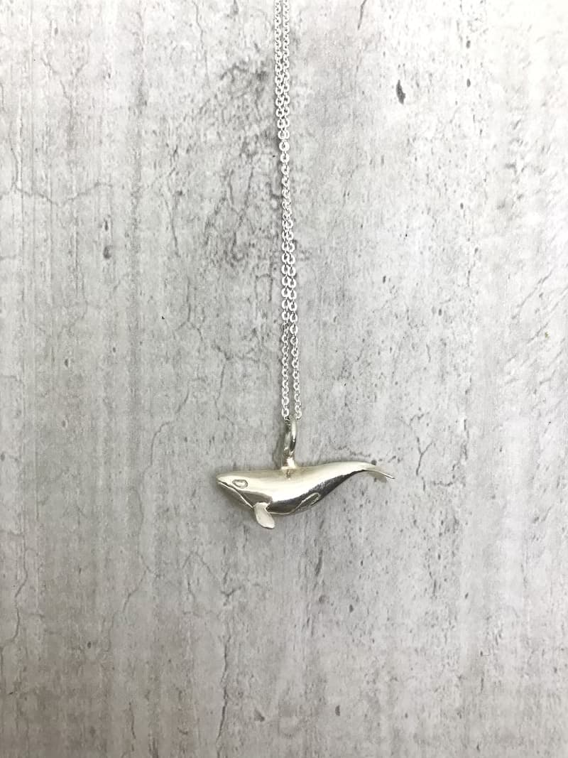 大海小世界。虎鯨項鍊。Orca。925純銀。sterling silver