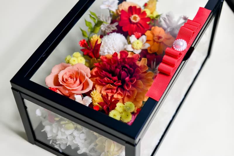 Dahlia Flower Box │大理花富貴花盒