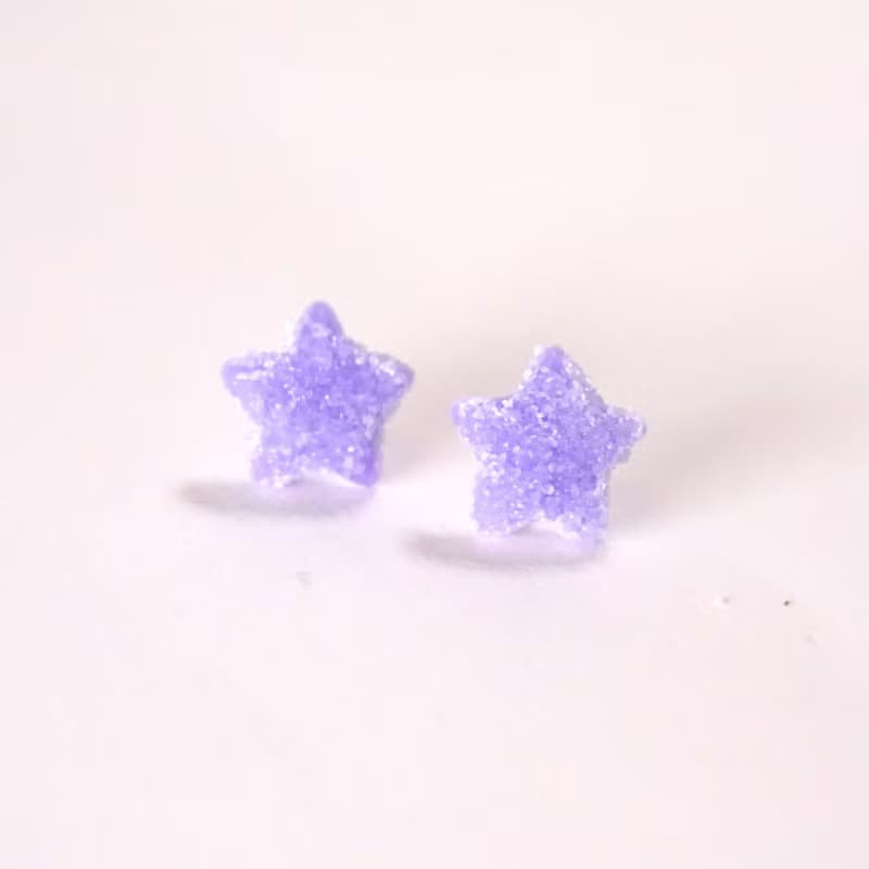 無耳洞耳夾/耳勾 Playful Design 糖面星星啫喱糖/水果糖耳環