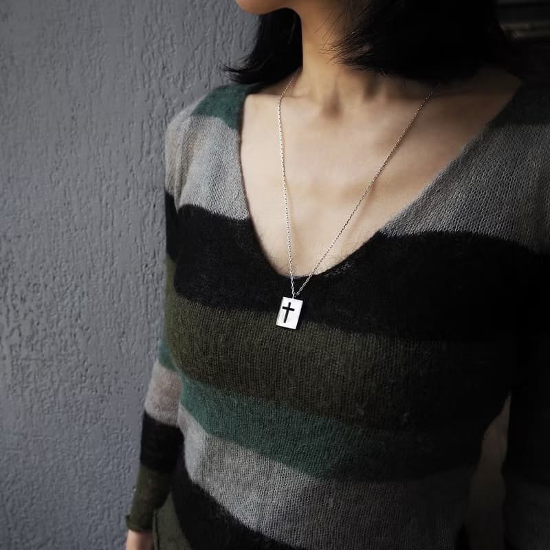 cross e necklace_十字架e項鍊 925銀 限量 設計師 訂製 珠寶