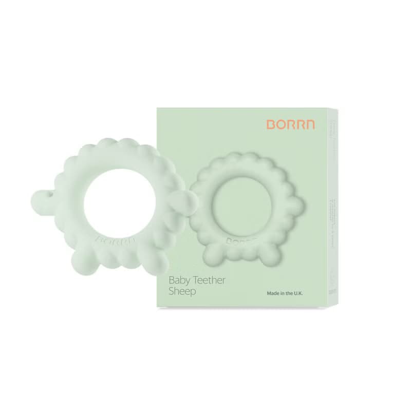 【英國設計製造】寶寶彌月禮物 BORRN 食品級 嬰兒矽膠牙膠 海洋