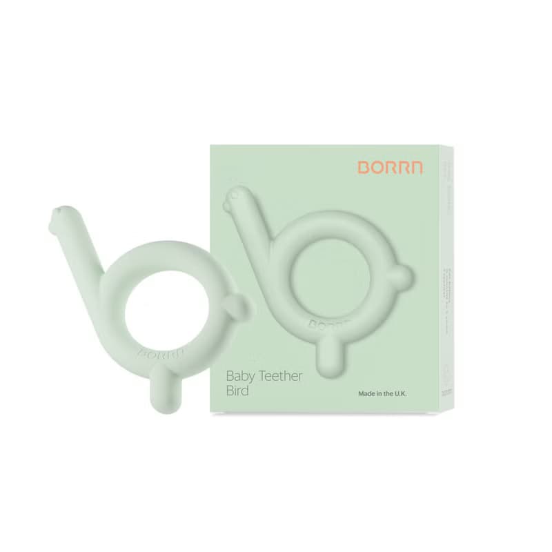 【英國設計製造】寶寶彌月禮物 BORRN 食品級 嬰兒矽膠牙膠 海洋