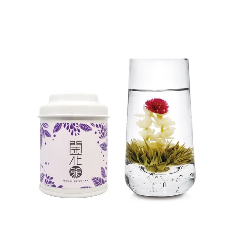 【團購組】無藏開花茶6入罐裝禮盒(6款花型各一罐)(一組5盒)
