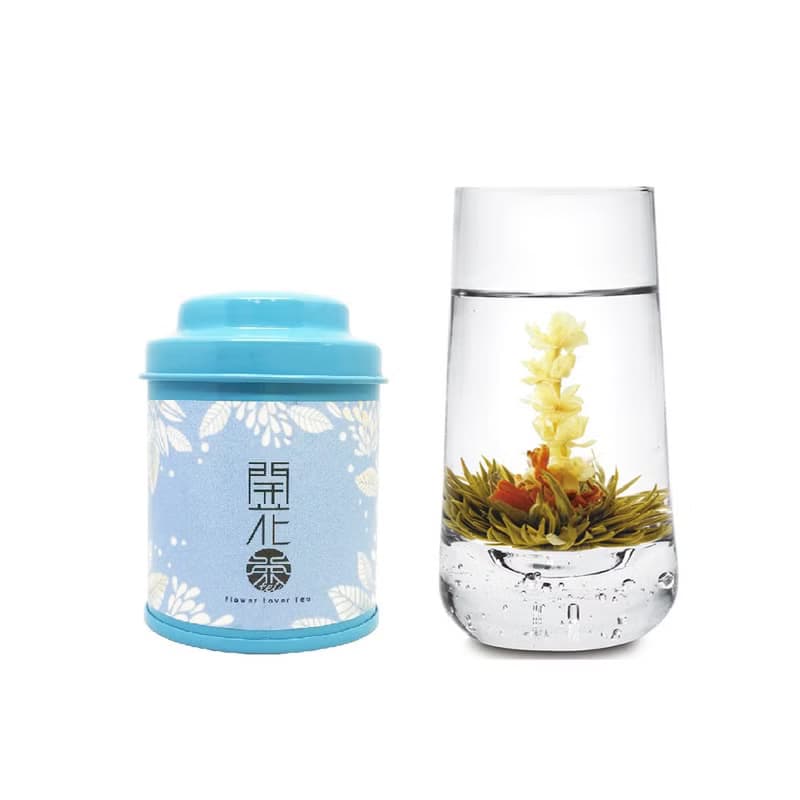 【團購組】無藏開花茶6入罐裝禮盒(6款花型各一罐)(一組5盒)