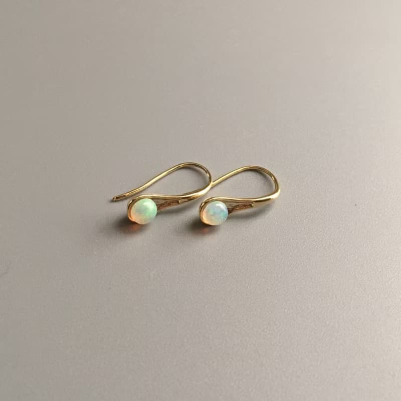 Opal Teardrop Earring
