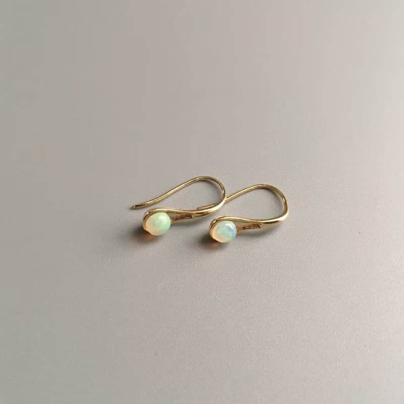 Opal Teardrop Earring