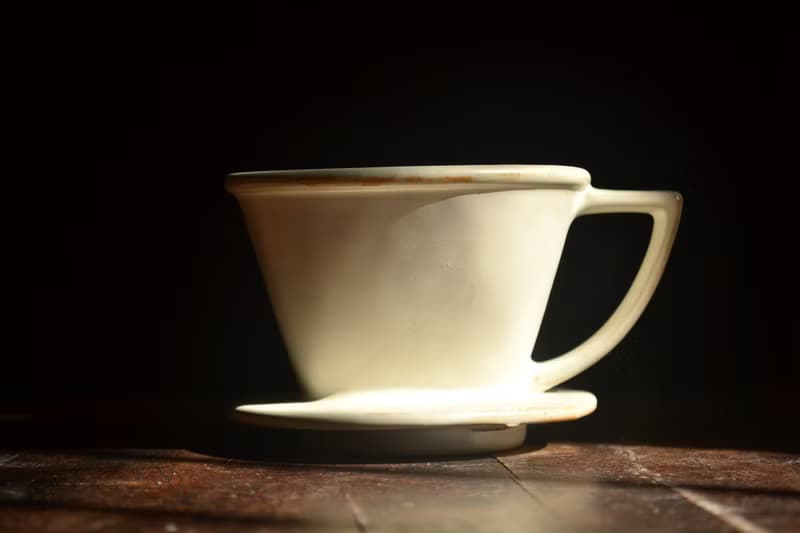百合白扇形切子濾杯102款啡濾器手沖濾杯 咖啡濾杯 咖啡濾器