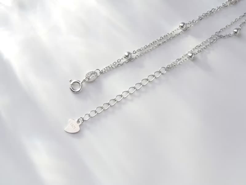 夢曦 | 天然藍玉髓 / 銀鍊 / 天然石系列 | 天然寶石手鍊