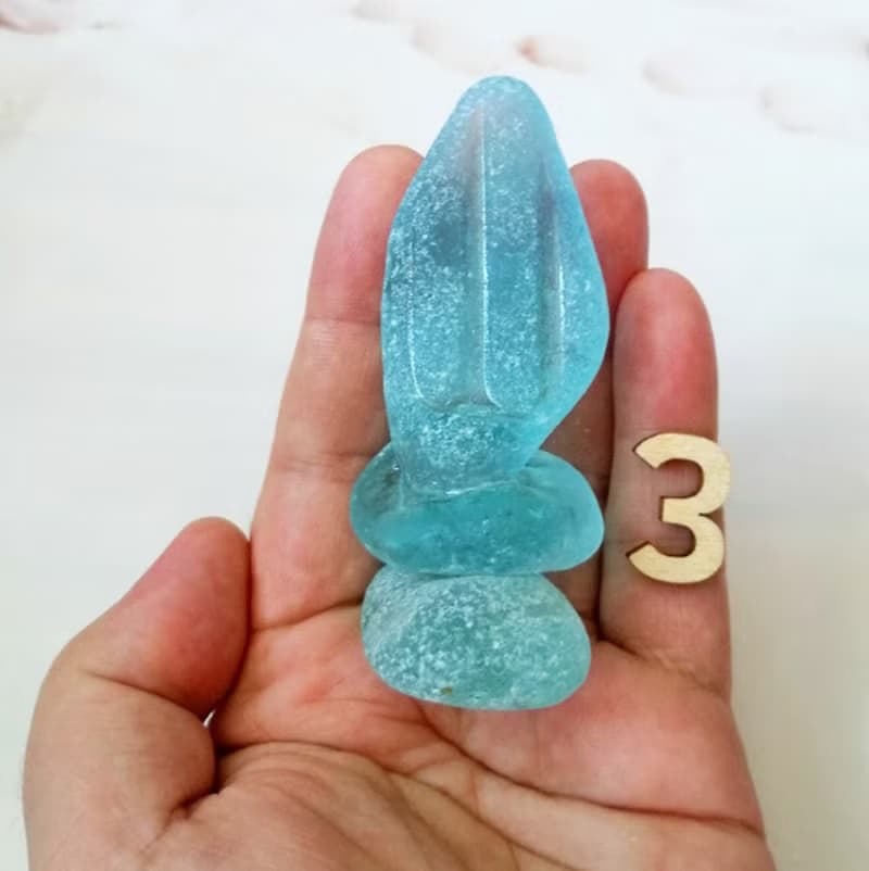 Planter decoration Sea glass decor Indoor decoration Zen garden potted Gardener