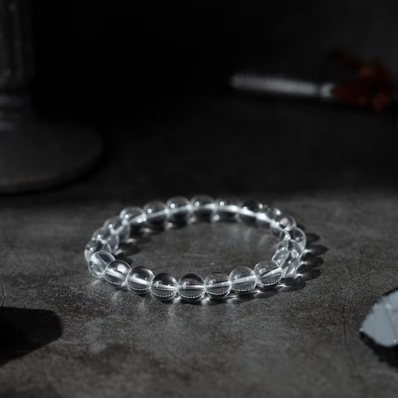 【SIO Crystal希奧水晶】白水晶素色手鍊