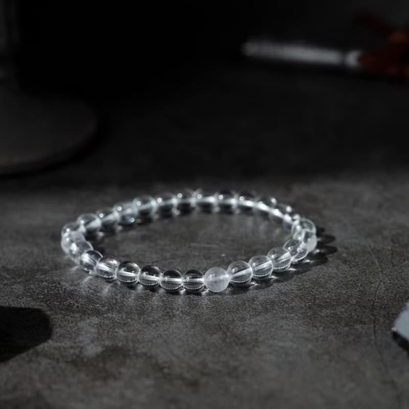 【SIO Crystal希奧水晶】白水晶素色手鍊