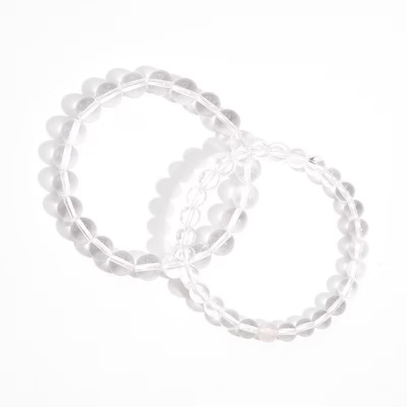 【SIO Crystal希奧水晶】白水晶素色手鍊