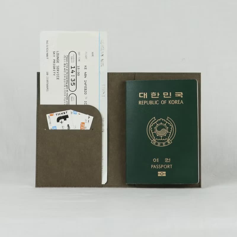 craft leather passport case ver.1