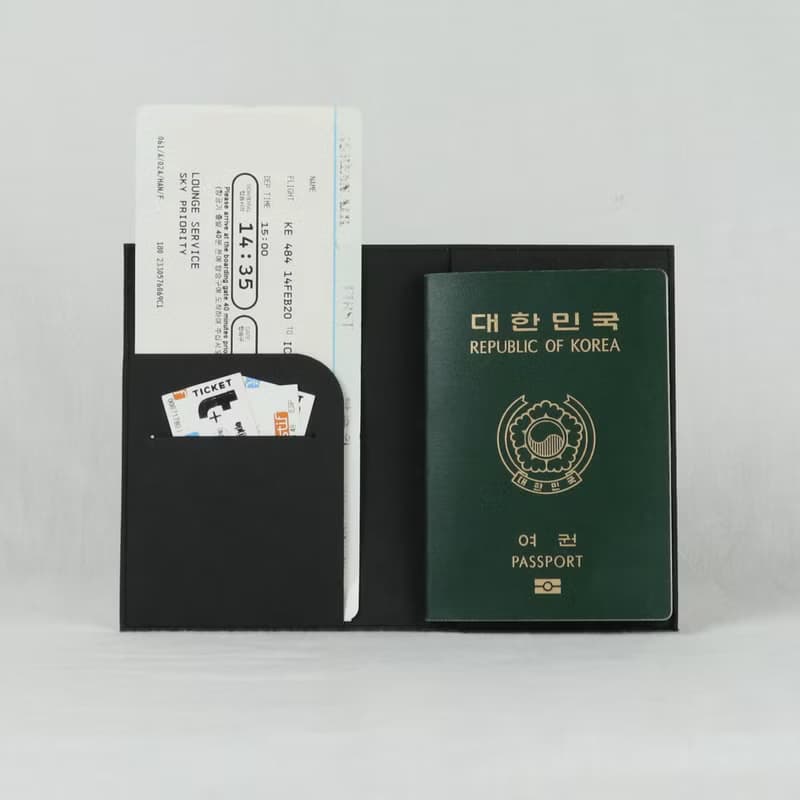 craft leather passport case ver.1
