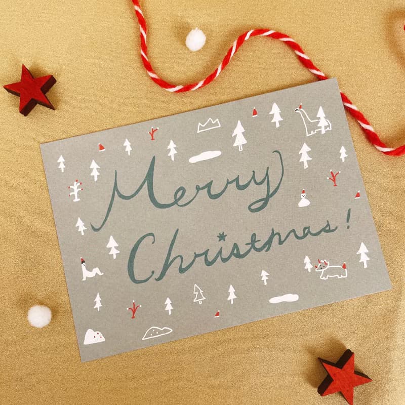 新款聖誕明信片 MERRY CHRISTMAS