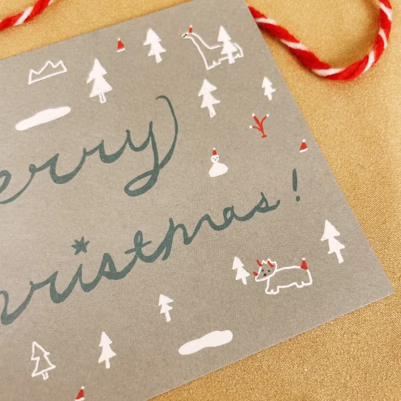新款聖誕明信片 MERRY CHRISTMAS