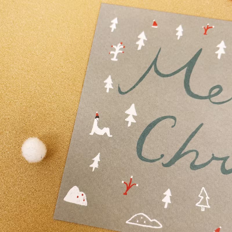 新款聖誕明信片 MERRY CHRISTMAS
