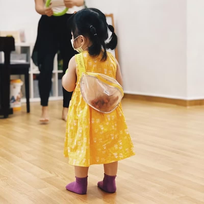 CLARECHEN_兜兜腰包_迷彩腰包單售_螢光黃腰帶