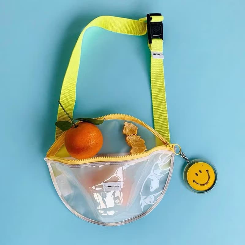 CLARECHEN_兜兜腰包_迷彩腰包單售_螢光黃腰帶