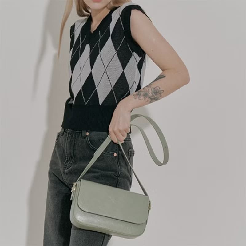 韓國 BREE BAG | 薄荷綠色 | 腋下袋 | 側背包 斜孭袋