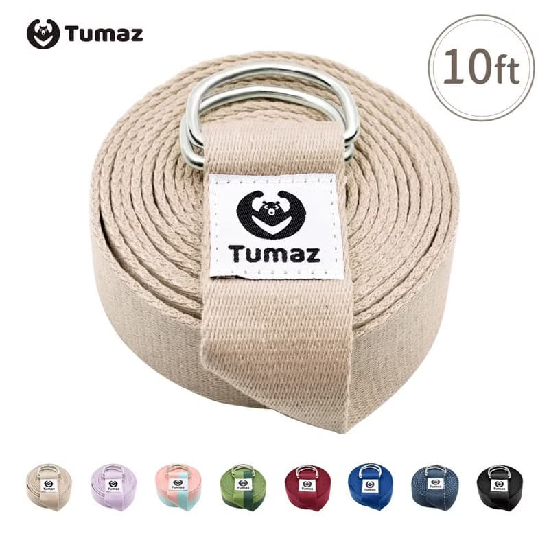 【Tumaz月熊】瑜珈伸展帶 12色 10ft