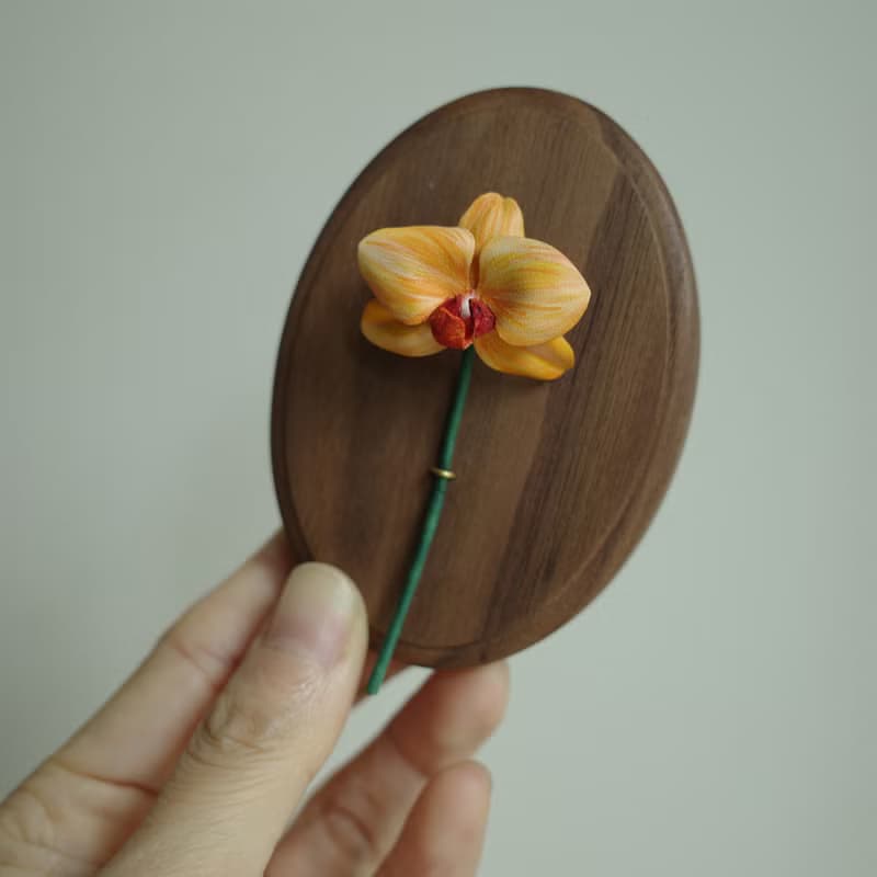 居家裝飾牆壁上板皮革植物 - 花朵類