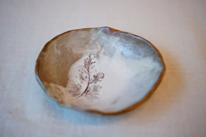 手捏粉引小缽 植粹  Ø9cm 淺缽 醬料碟  點心盤 飾品盤 線香座