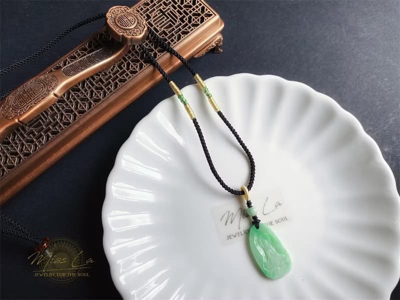 翡翠佛心 靜守內在的平靜 禪 悟道 感悟人生 項鍊 禮物 長輩禮