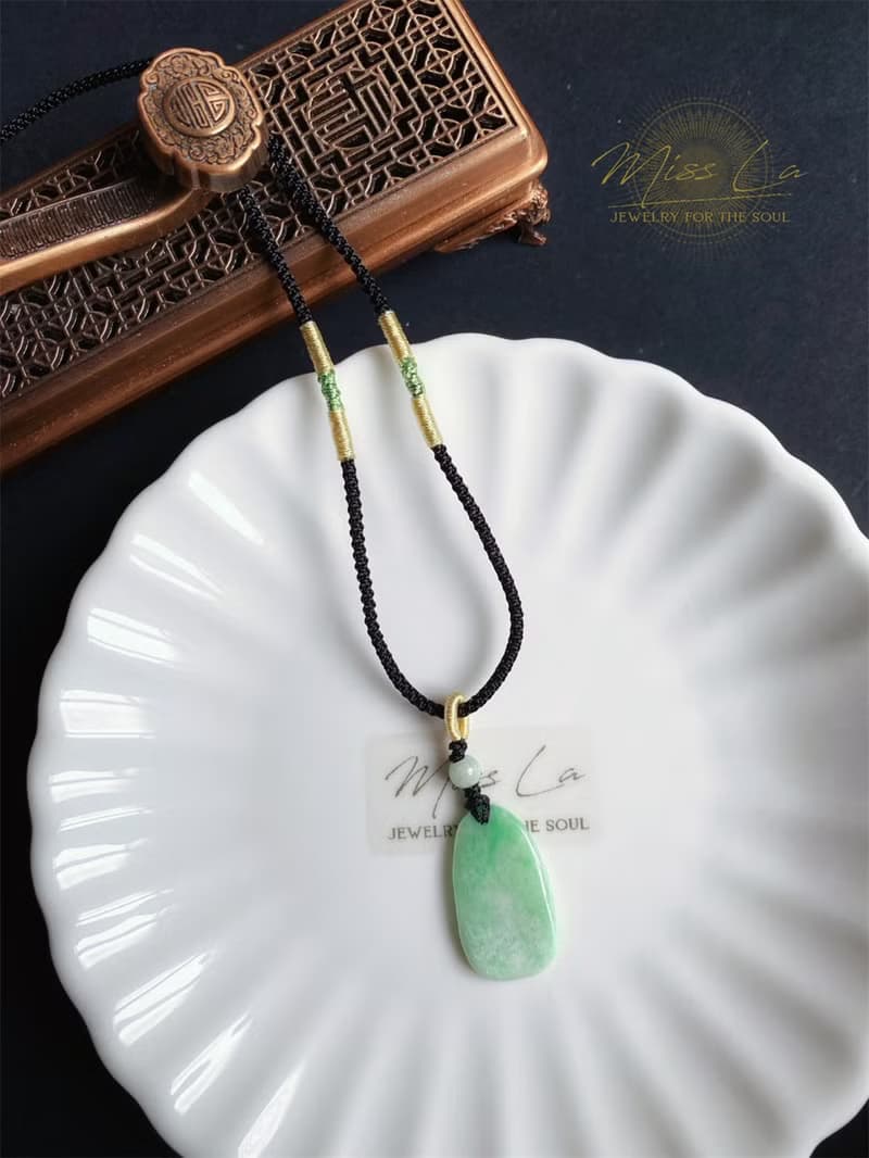 翡翠佛心 靜守內在的平靜 禪 悟道 感悟人生 項鍊 禮物 長輩禮