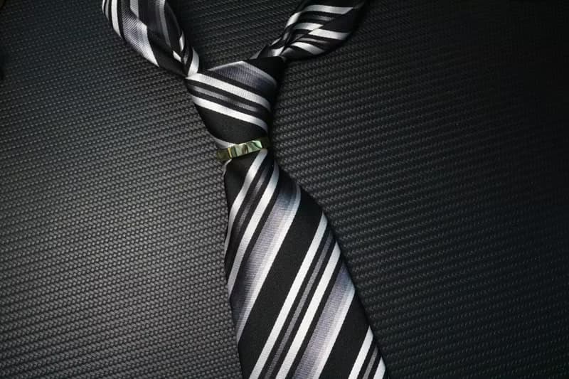 真絲商務系列領帶黑白配簡約精英necktie